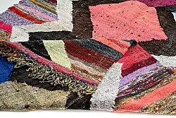 Marokkansk Boucherouite-teppe 140 x 245 cm