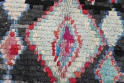 Marokkansk Boucherouite-teppe 310 x 130 cm