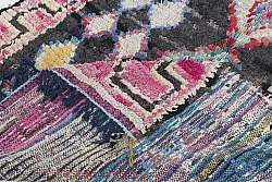 Marokkansk Boucherouite-teppe 310 x 130 cm