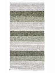Plast- og garntepper - Horredsmattan Myra mix (grønn)