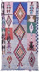 Marokkansk Boucherouite-teppe 250 x 125 cm