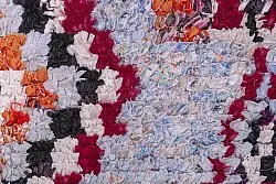 Marokkansk Boucherouite-teppe 250 x 125 cm