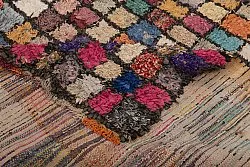 Marokkansk Boucherouite-teppe 230 x 140 cm