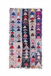 Marokkansk Boucherouite-teppe 225 x 120 cm