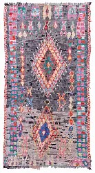 Marokkansk Boucherouite-teppe 230 x 125 cm