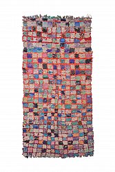 Marokkansk Boucherouite-teppe 255 x 125 cm