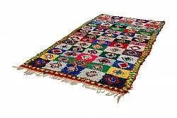 Marokkansk Boucherouite-teppe 290 x 145 cm