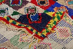 Marokkansk Boucherouite-teppe 290 x 145 cm