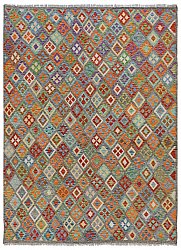 Kelim-teppe Afghansk 291 x 216 cm