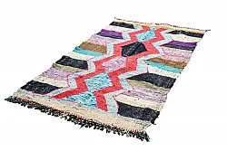 Marokkansk Boucherouite-teppe 115 x 220 cm