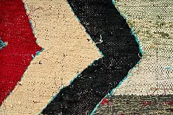 Marokkansk Boucherouite-teppe 130 x 225 cm