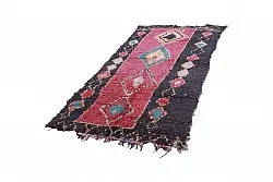 Marokkansk Boucherouite-teppe 275 x 135 cm