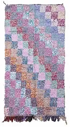 Marokkansk Boucherouite-teppe 210 x 105 cm