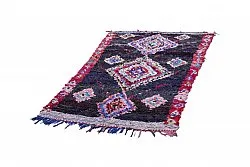 Marokkansk Boucherouite-teppe 220 x 130 cm