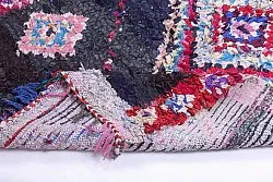Marokkansk Boucherouite-teppe 220 x 130 cm