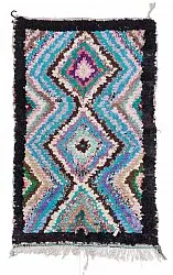 Marokkansk Boucherouite-teppe 195 x 120 cm