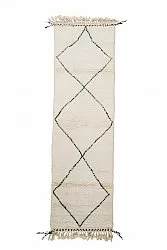 Kelim-teppe Marokkansk Beni Ourain 240 x 90 cm