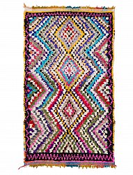 Marokkansk Boucherouite-teppe 235 x 175 cm