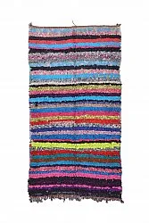 Marokkansk Boucherouite-teppe 210 x 115 cm