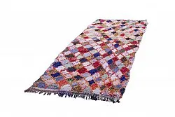 Marokkansk Boucherouite-teppe 245 x 105 cm