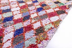 Marokkansk Boucherouite-teppe 245 x 105 cm