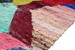 Marokkansk Boucherouite-teppe 140 x 260 cm