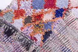 Marokkansk Boucherouite-teppe 245 x 105 cm