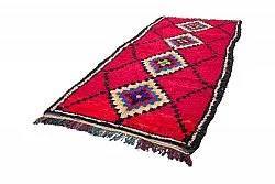 Marokkansk Boucherouite-teppe 310 x 145 cm
