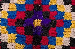 Marokkansk Boucherouite-teppe 310 x 145 cm