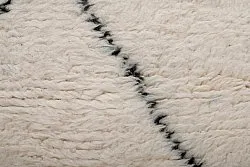 Kelim-teppe Marokkansk Beni Ourain 240 x 90 cm