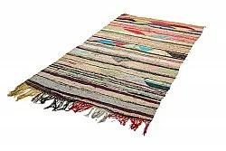 Marokkansk Boucherouite-teppe 120 x 245 cm