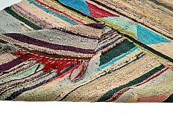 Marokkansk Boucherouite-teppe 120 x 245 cm