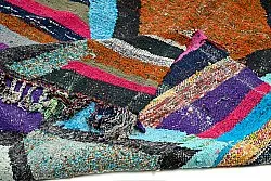 Marokkansk Boucherouite-teppe 135 x 235 cm