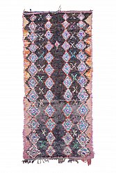 Marokkansk Boucherouite-teppe 300 x 135 cm