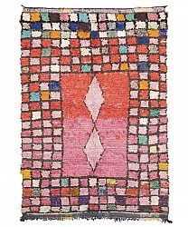 Marokkansk Boucherouite-teppe 225 x 150 cm