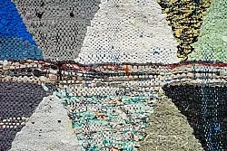 Marokkansk Boucherouite-teppe 125 x 230 cm