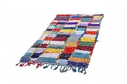 Marokkansk Boucherouite-teppe 250 x 120 cm