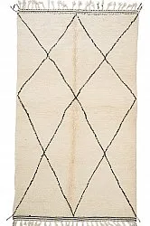 Kelim-teppe Marokkansk Beni Ourain 155 x 270 cm