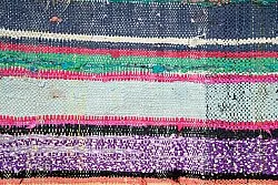 Marokkansk Boucherouite-teppe 135 x 240 cm