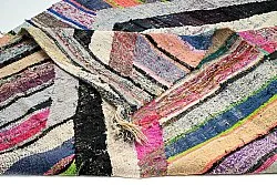 Marokkansk Boucherouite-teppe 135 x 240 cm