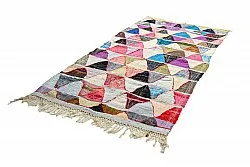Marokkansk Boucherouite-teppe 135 x 275 cm