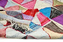 Marokkansk Boucherouite-teppe 135 x 275 cm