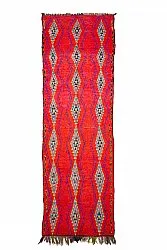 Marokkansk Boucherouite-teppe 440 x 135 cm