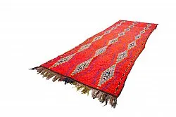 Marokkansk Boucherouite-teppe 440 x 135 cm