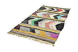 Marokkansk Boucherouite-teppe 130 x 260 cm