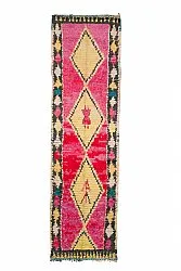 Marokkansk Boucherouite-teppe 390 x 150 cm