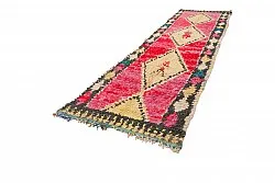 Marokkansk Boucherouite-teppe 390 x 150 cm