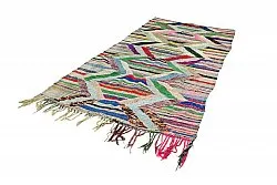 Marokkansk Boucherouite-teppe 145 x 295 cm