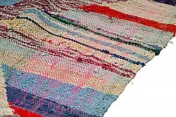 Marokkansk Boucherouite-teppe 145 x 295 cm