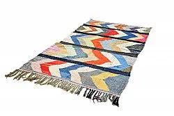 Marokkansk Boucherouite-teppe 135 x 250 cm